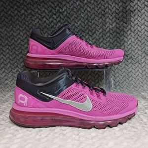 Nike Air Max + 2013 Women's Running Shoes Club Pink Sneakers Size 9